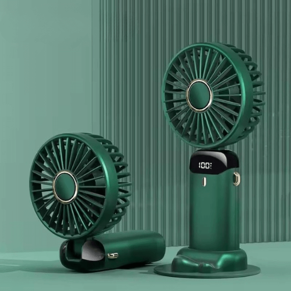 Portable Handheld Mini Fan with Power Display