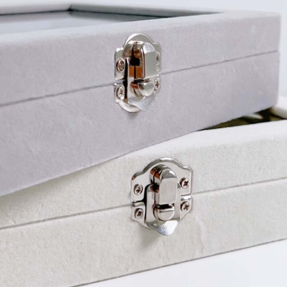 Lockable Clear-View Jewellery Storage Box