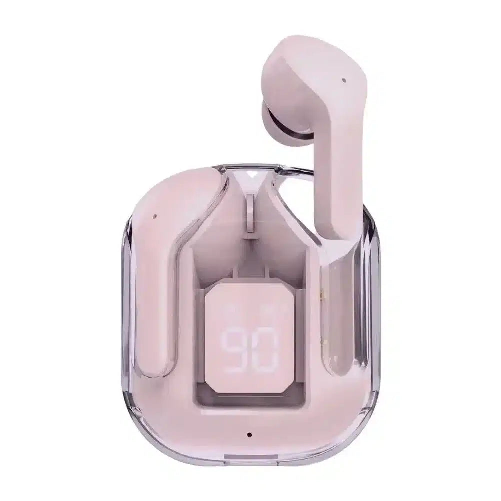 TWS T2 Wireless Bluetooth Earphones with Transparent Case