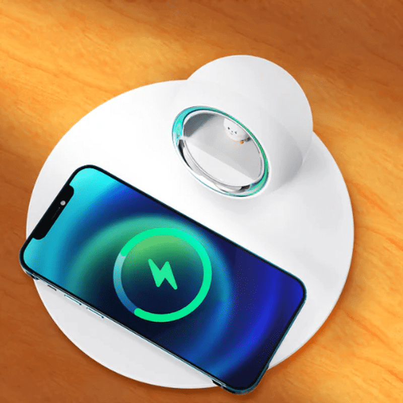 Creative 2-in-1 Wireless Charger & Night Light